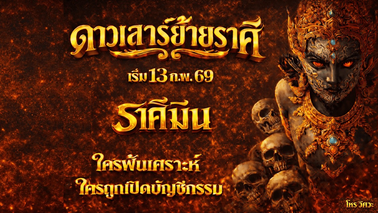 ดาวเสาร์ ๗ ย้ายมา ราศีมีน วันที่ 13 กุมภาพันธ์ 2569 เวลา 10:16 น. จะเกิดอะไรขึ้นกับดวงชะตา ราศีมีน