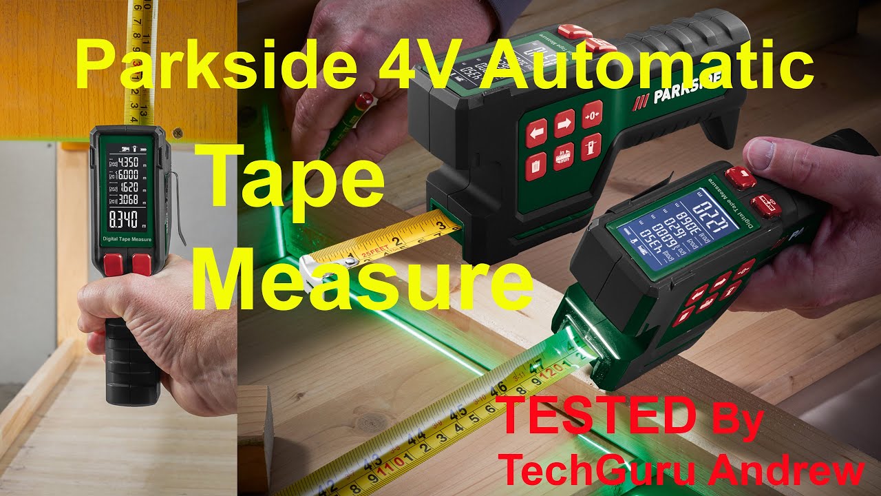 Parkside 4V Automatic Tape Measure PDMB A1