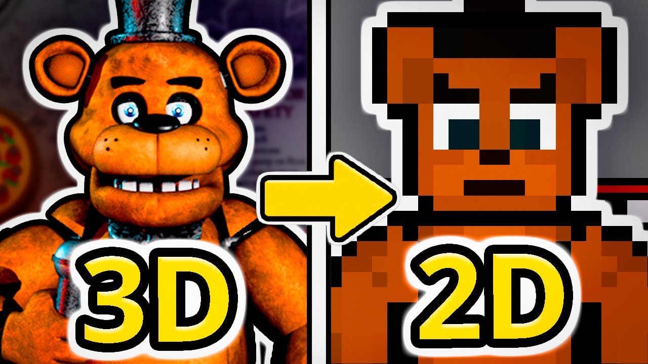 Hice FNAF pero PIXELART...