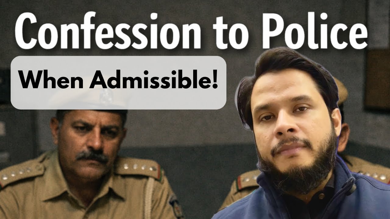 Confession to Police when admissible & when not || Recovery of facts and its evidentiary value