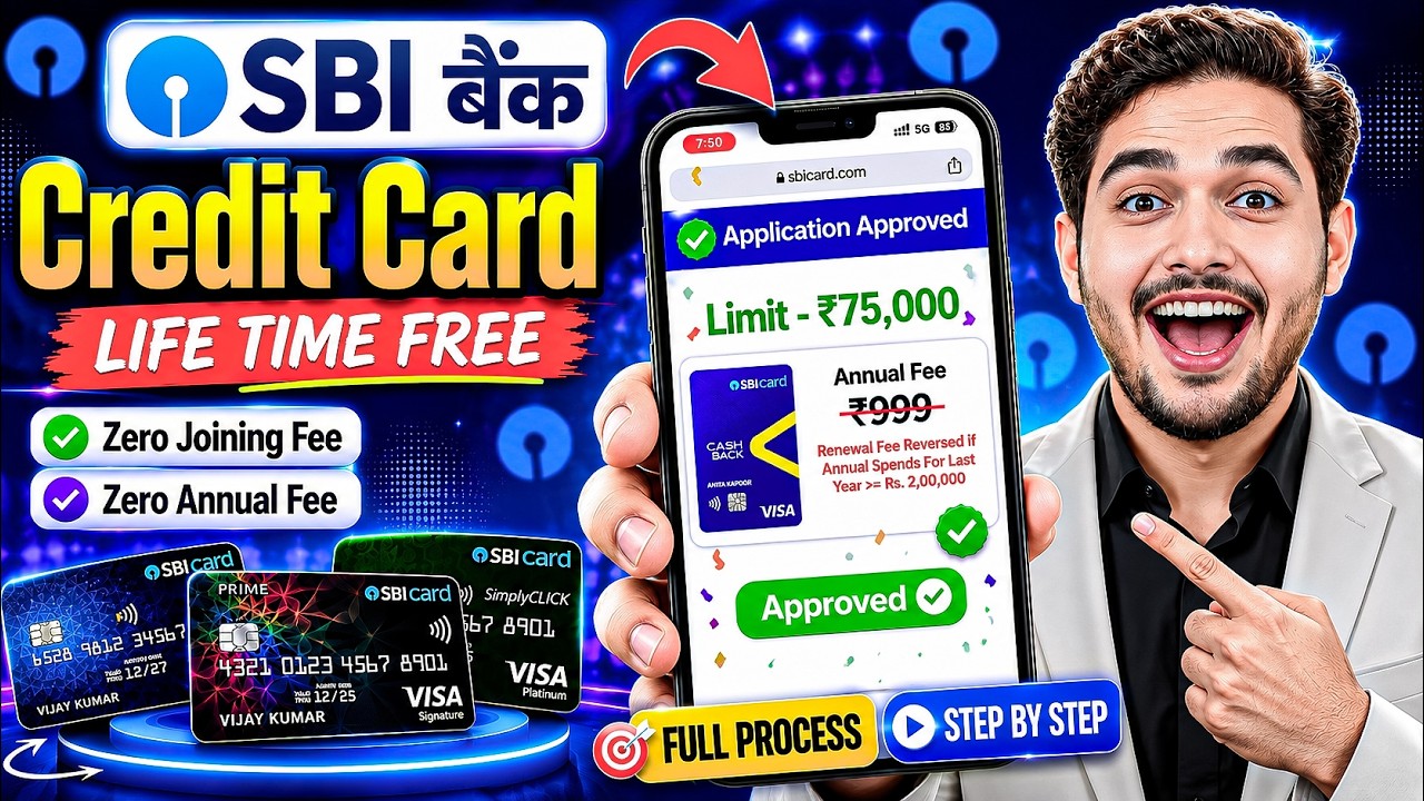 SBI Credit Card Online Apply 2026 | SBI Bank Credit Card | How to Apply SBI Credit Card Online