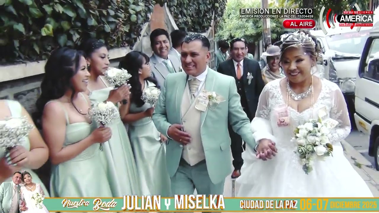 DISCO 2 🇧🇴💑🕍  BODA 💍💒 🇧🇴... DE  💍🥂💑JULIAN Y MISELKA 💒🍸 ❤️📸🎥