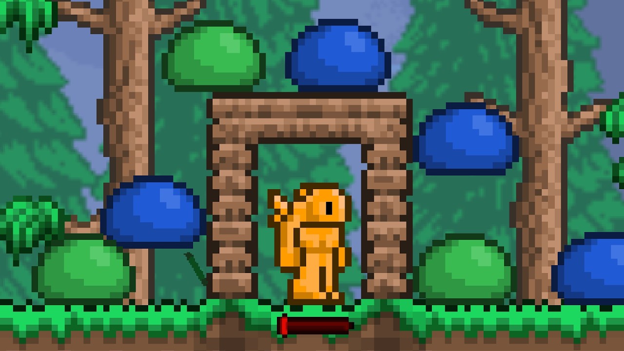 I started playing Terraria on HARDCORE... it didn't go very well