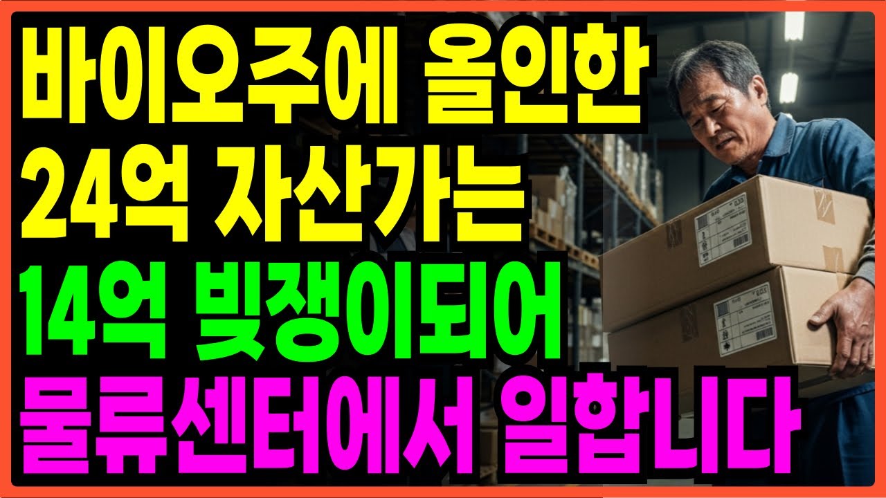 [노후자금사연] 60대의 주식 실패 이야기&hellip; 은퇴 후 24억, 바이오주로 다 날렸습니다 | 노후자금 | 노후사연 | 은퇴자금 | 오디오북