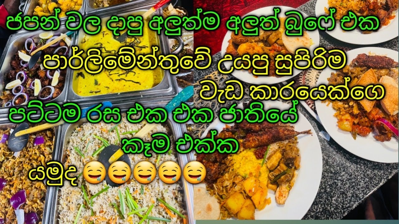 New sri lankan buffet in japan / ජපන් වල අලුතින්ම දාපු ලංකාවෙ සුපිරිම බුෆේ එක 🤤🤤🤤