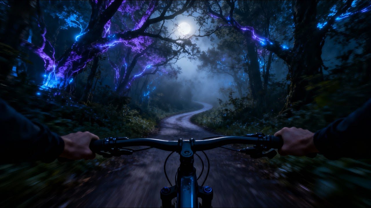 Solo Bike Ride POV | Lofi Forest Journey 🌲✨🚴‍♂️