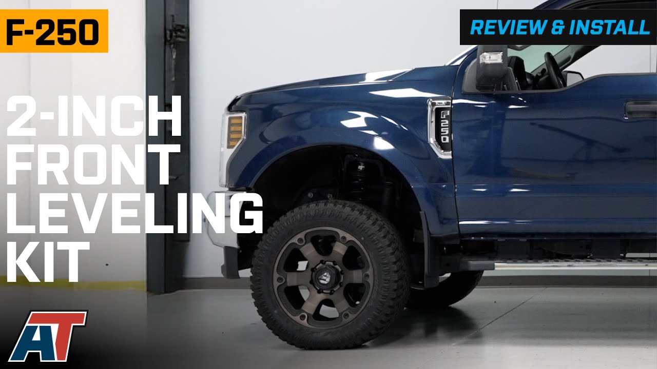 2011-2022 4WD F-250 2-Inch Front Leveling Kit with Shock Extenders Review & Install