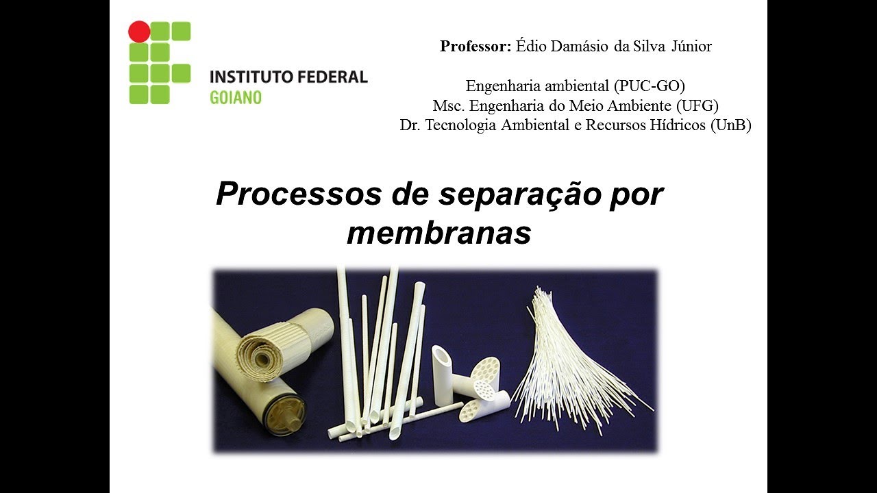 Processos de separação por membranas