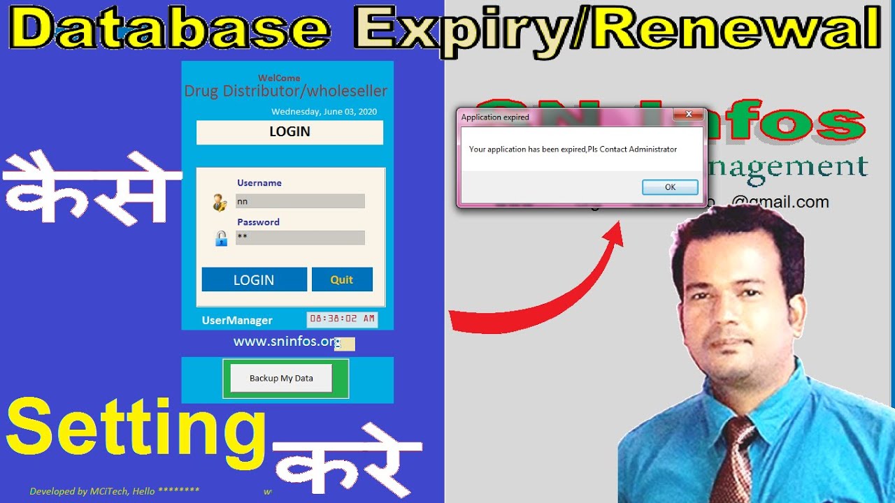 How to set expiry period in access VBA