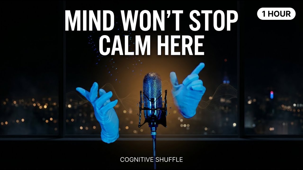 URBAN MIND WON'T STOP? | Night City + Lofi ASMR for City Stress | Cognitive Shuffle  ASMR (1 Hour)