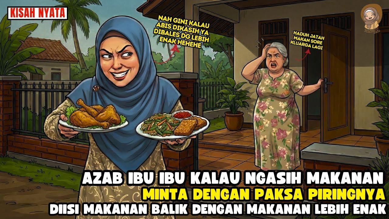 AZAB IBU IBU YG SUKA MAKSA MINTA GANTI DKASIH MKANAN BALIK PAS UDAH NGASIH TETANGGA II SINETRON AZAB