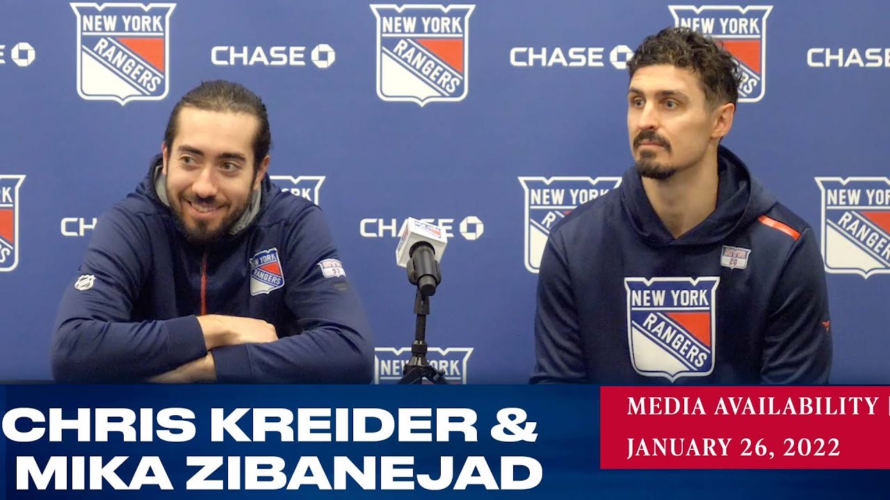 New York Rangers: Chris Kreider & Mika Zibanejad Media Availability | Jan. 26, 2022