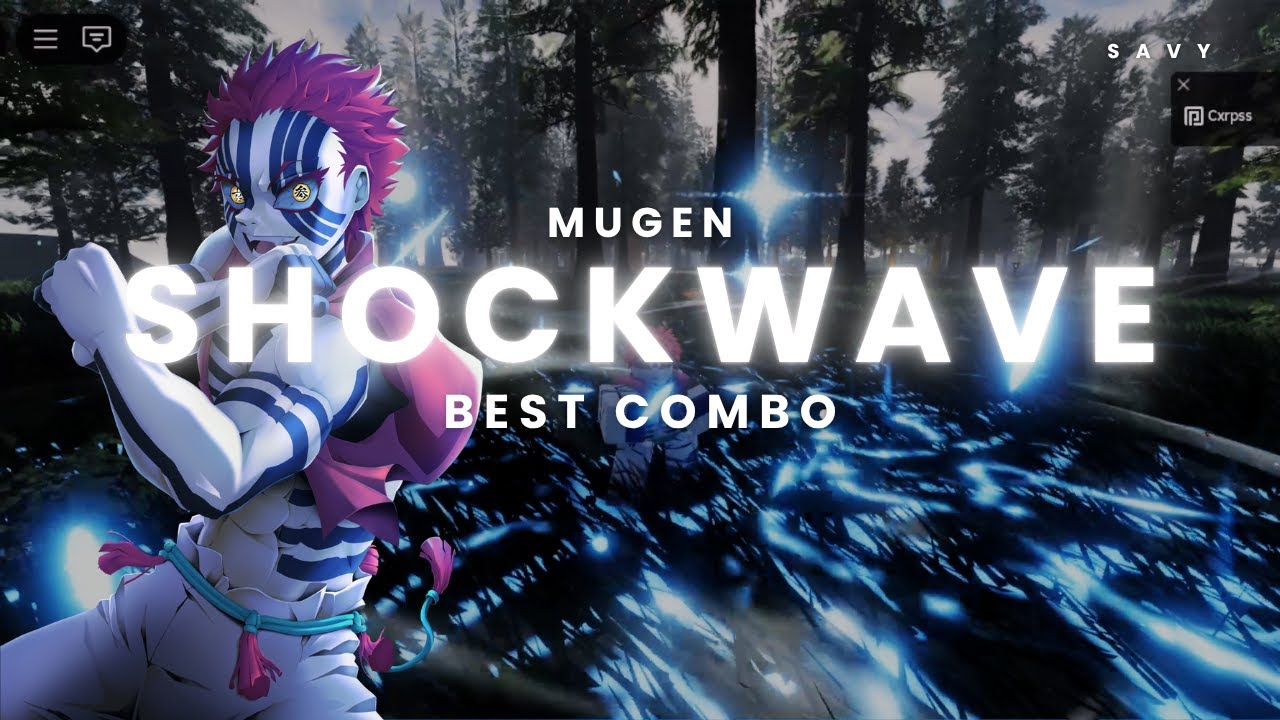 Best SHOCKWAVE Combo In MUGEN Roblox! PvP Combo Guide