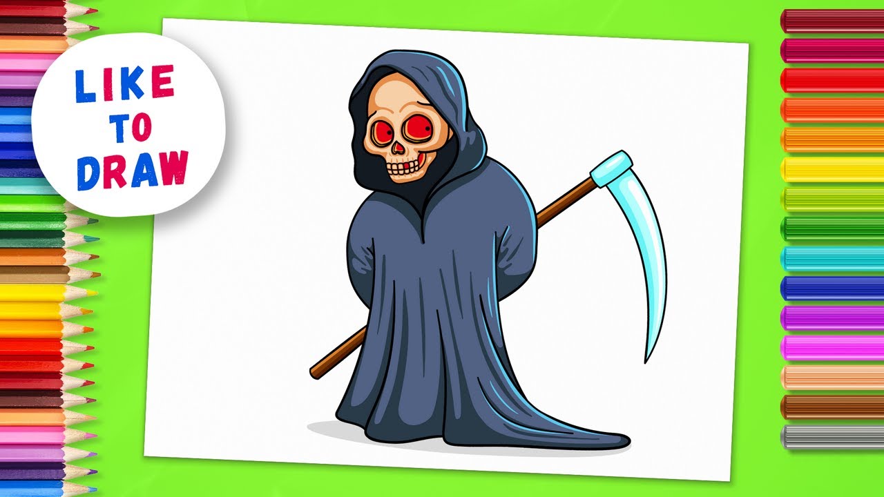 How to Draw Skeleton step by step | Cute Halloween Skeleton Drawing Tutorial | Simple Easy Guide Tip