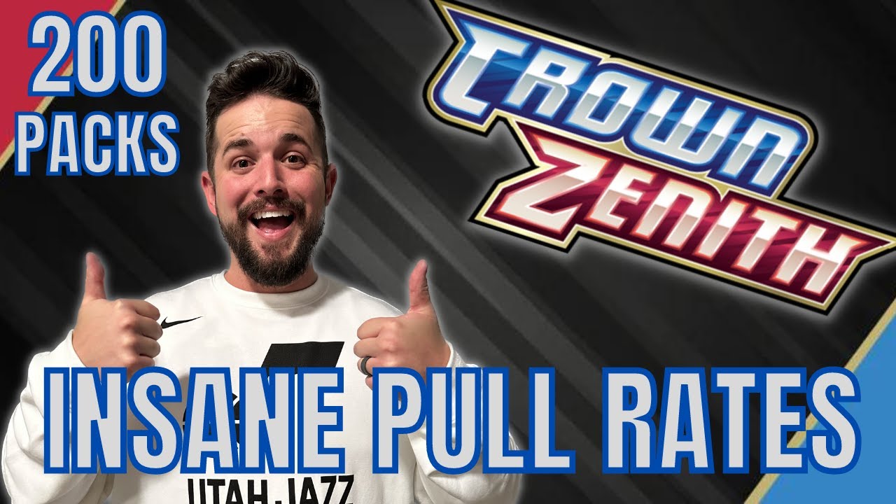 CROWN ZENITH PULL RATES ARE INSANE! 200 packs ripped with pure fire!