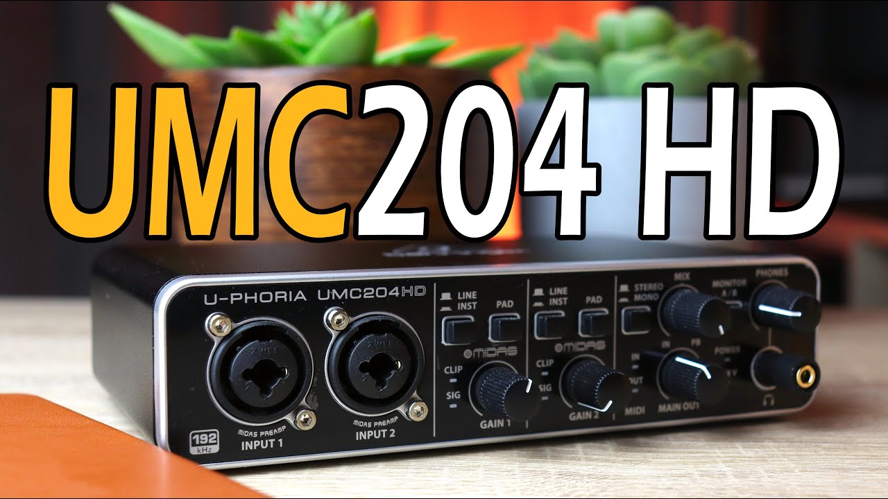 BEHRINGER U-PHORIA UMC204 HD - interfejs IDEALNY za 400 pln