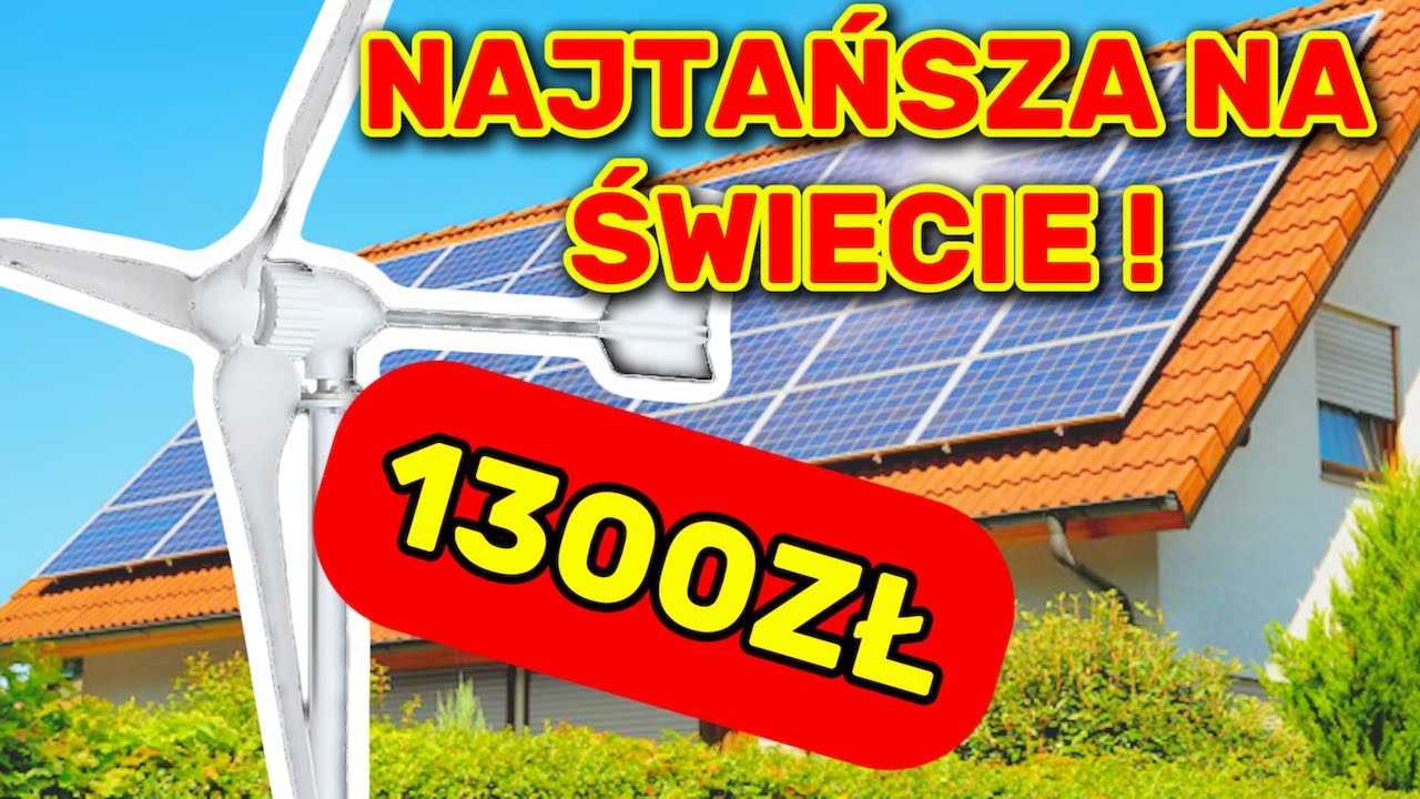 ELEKTROWNIA WIATROWA  DLA KAŻDEGO DOMU 1300zł