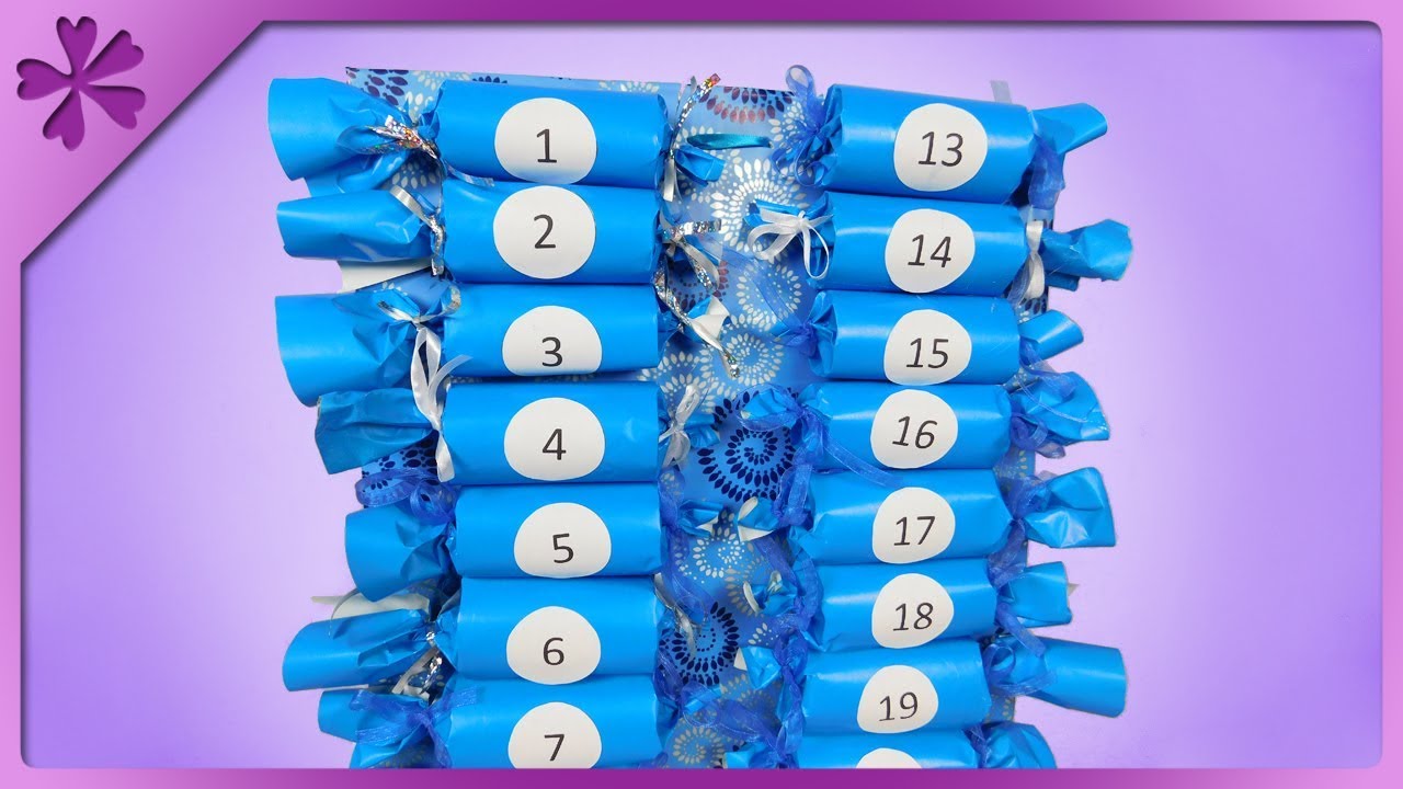 DIY How to make easiest advent calendar (ENG Subtitles) - Speed up #539