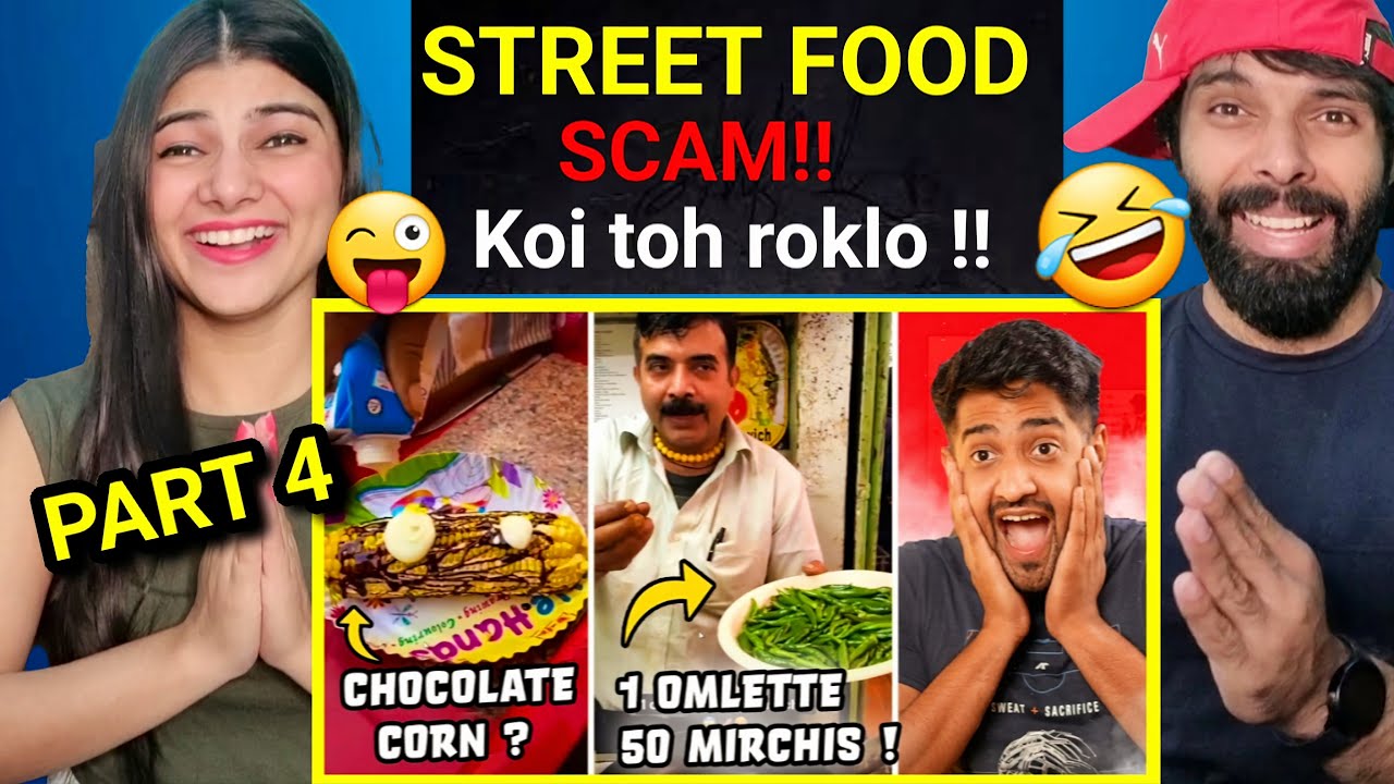 Indian Street Foods That Must be Banned! 😂 #4 REACTION video !!