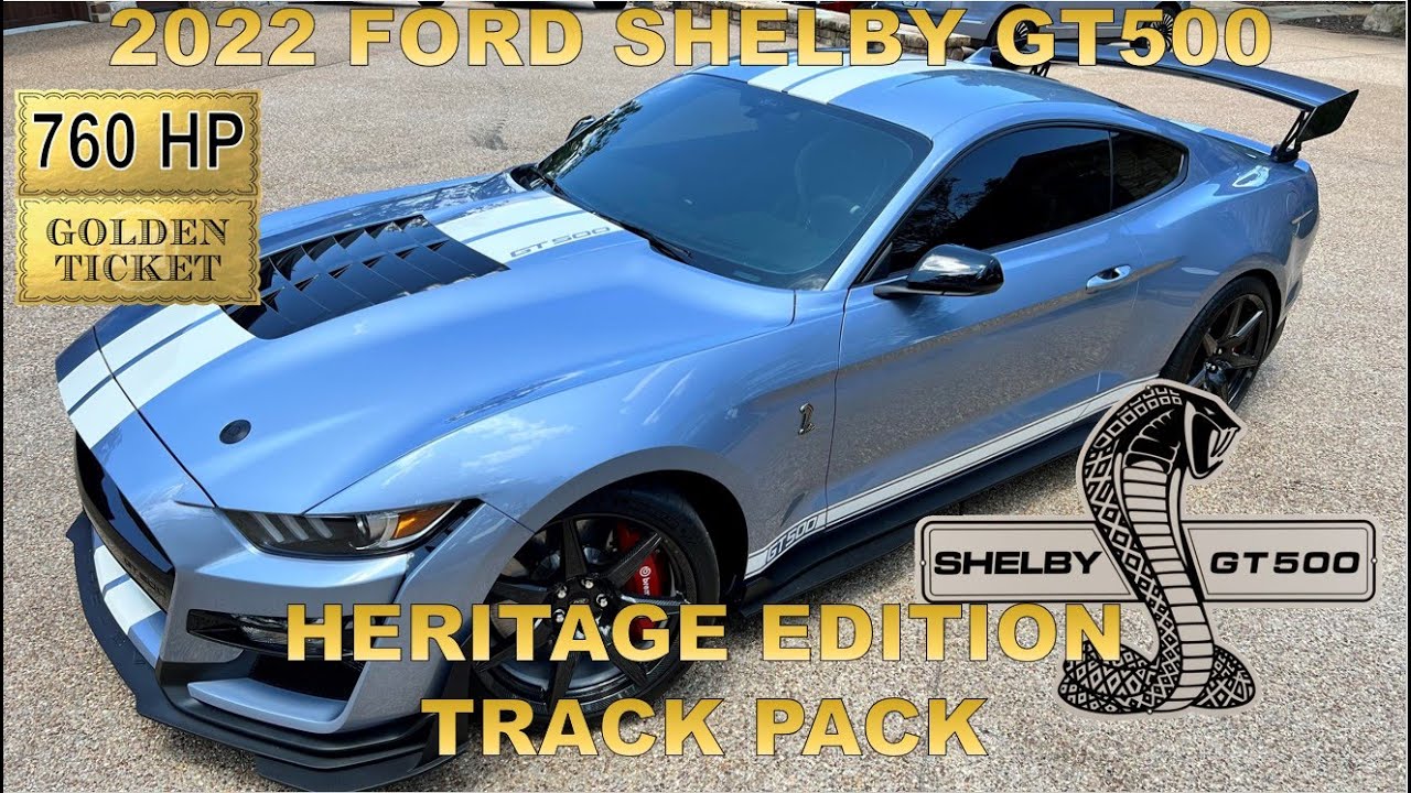 2022 Ford Mustang Heritage Edition Track Pack Golden Ticket - FOR SALE