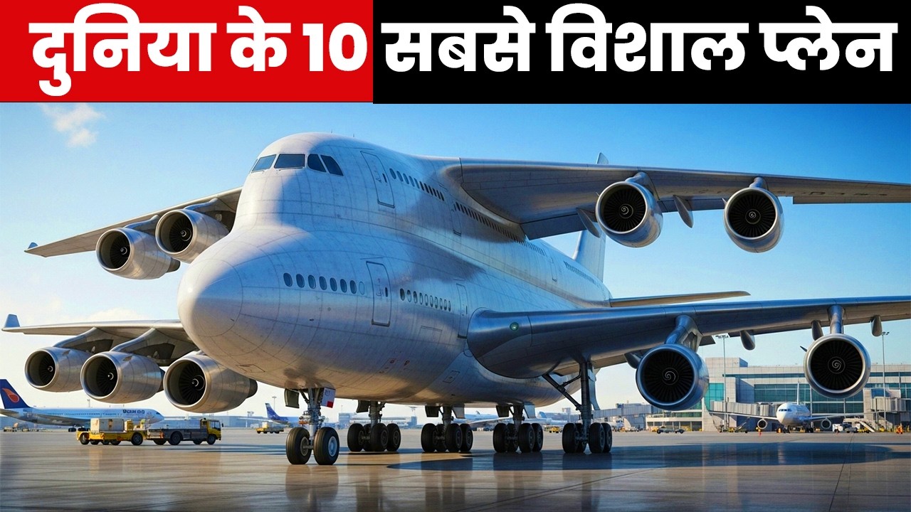🛫 Unbelievable Flying Giants! Top 10 Largest Airplanes Ever Built 🌍🔥