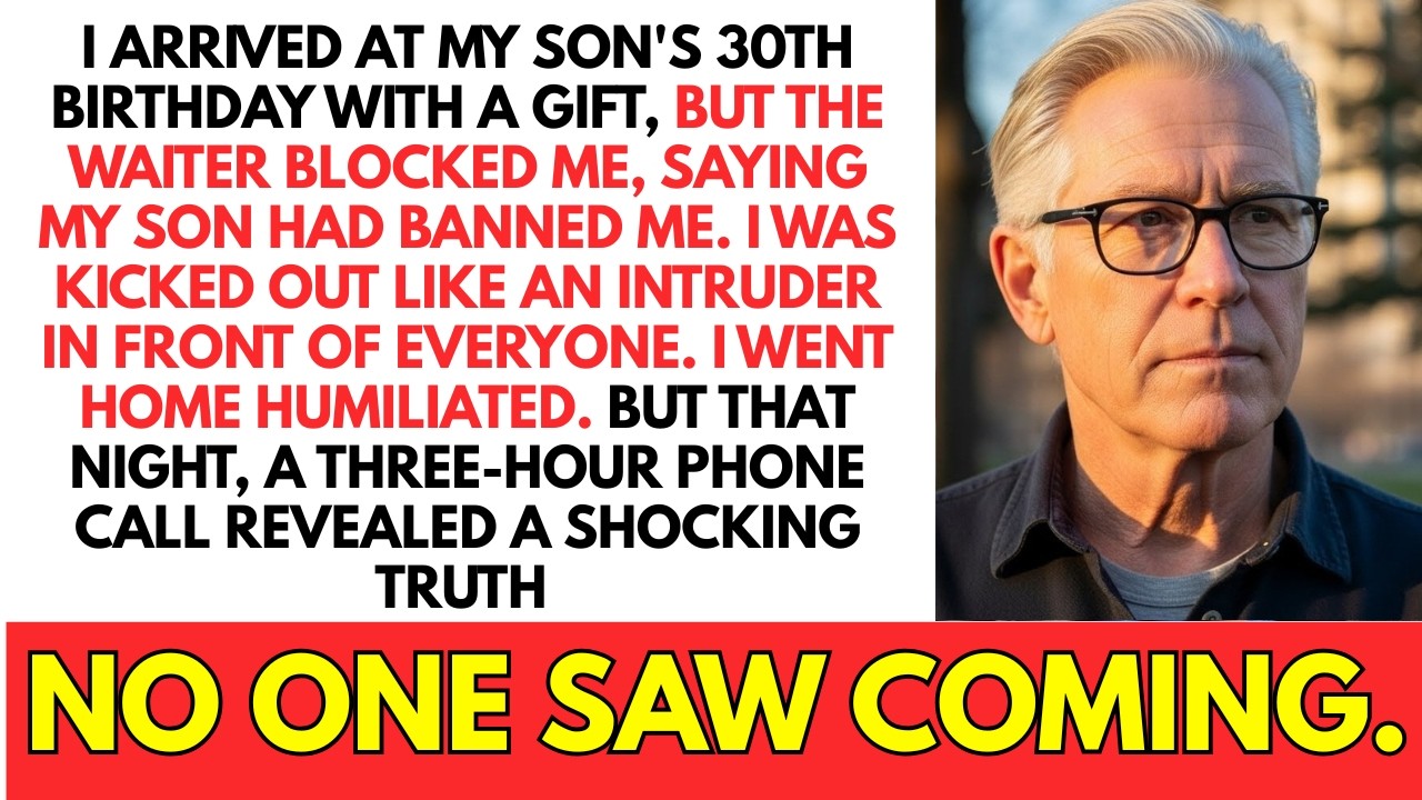 My Son Banned Me From His Birthday And Humiliated Me. That Night A Call Changed Everything...