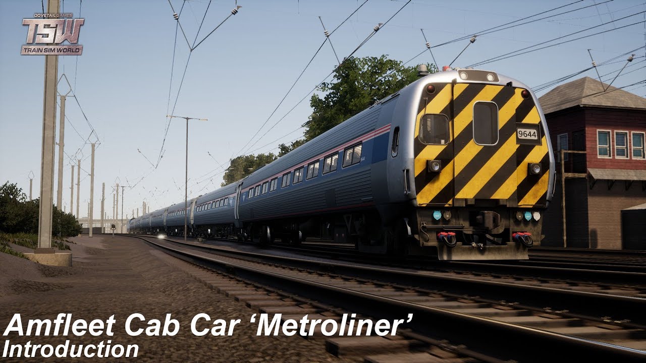 Amfleet Cab Car Introduction : Northeast Corridor New York : Train Sim World 1080p60fps
