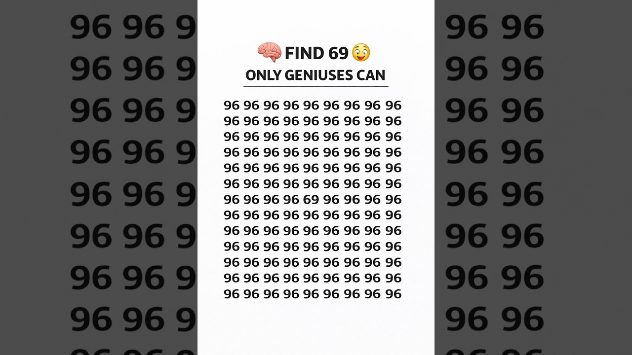 Find the Mistake #69 🧠 | Genius Can Solve This IQ Test Puzzle