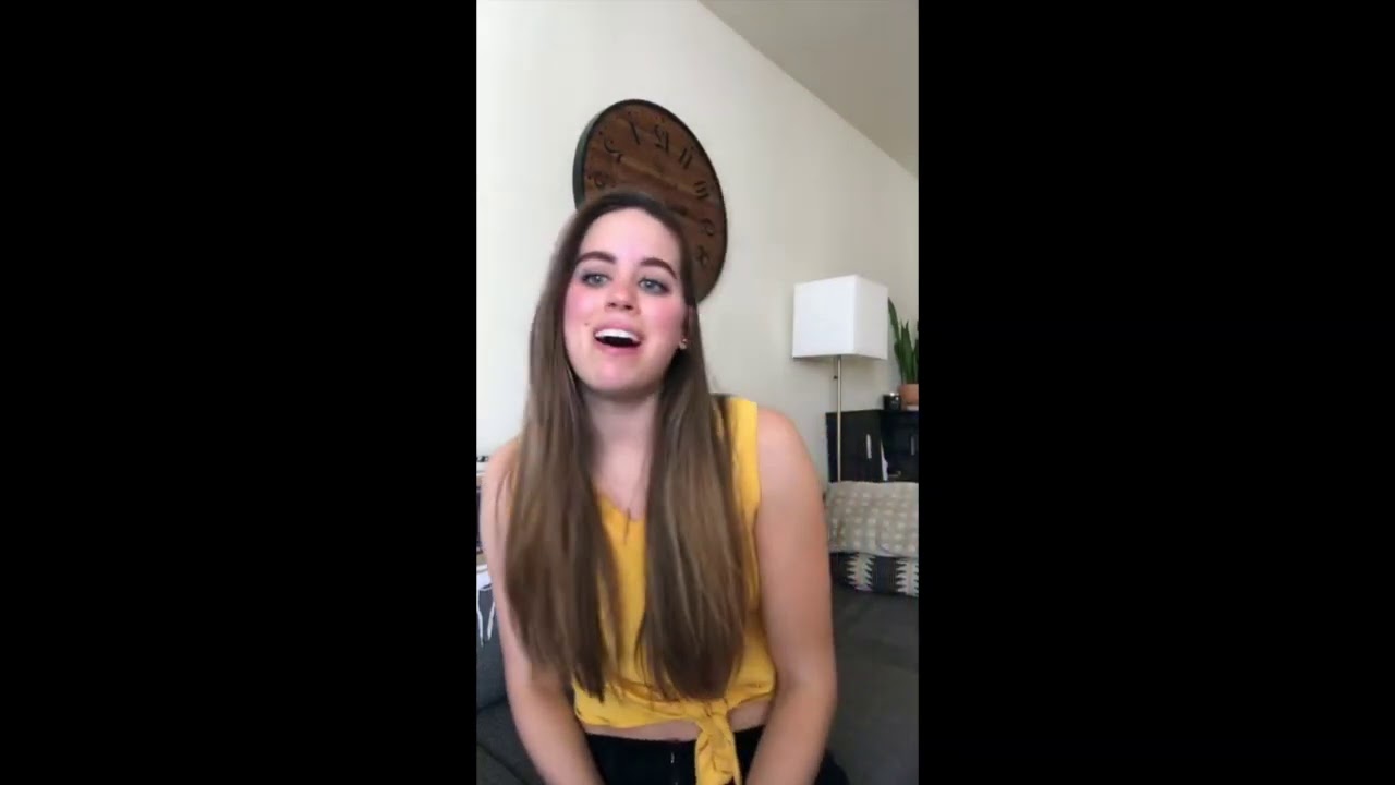 Zealyn singing Thinking Out Loud by Ed Sheeran