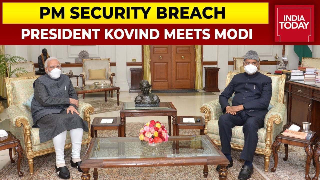 PM Narendra Modi Meets President Ram Nath Kovind After Security Lapse, President Expresses Concern