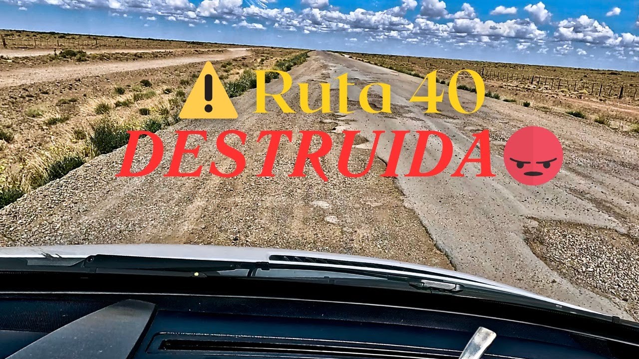 La RUTA 40 está DESTRUIDA ⚠️ | De Epuyén a Los Antiguos en Motorhome (Nuestra Historia)