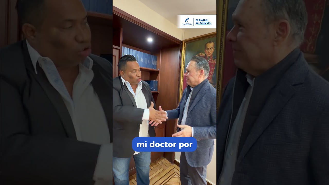 Recib&iacute; al Pechy Players en la sede del Partido Conservador