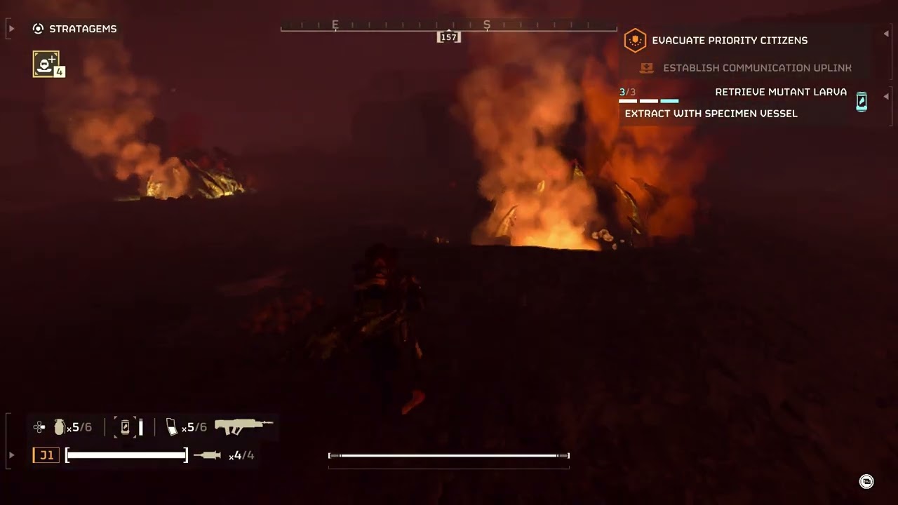 Helldivers 2 - Solo Bug Dive - Fori Prime - Medium: Mission 1