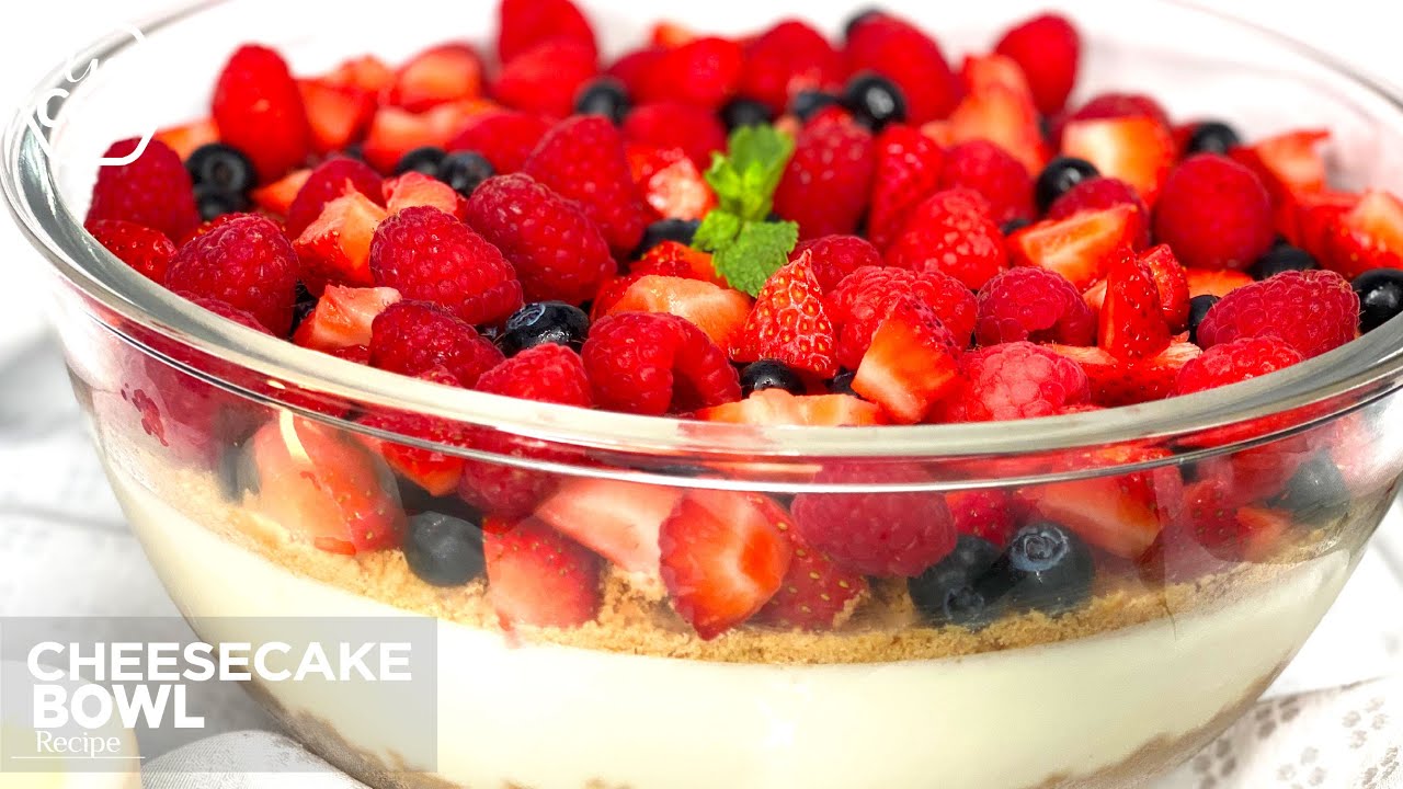 10 minutes Cheesecake Dessert Bowl |   اسهل و احلى طريقة تشيز كيك ليكي و لضيوفك 😍 | Go Cook
