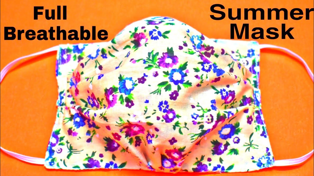-FULL BREATHABLE SUMMER MASK- New Design Face Mask It doesn't touch MOUTH And NOSE