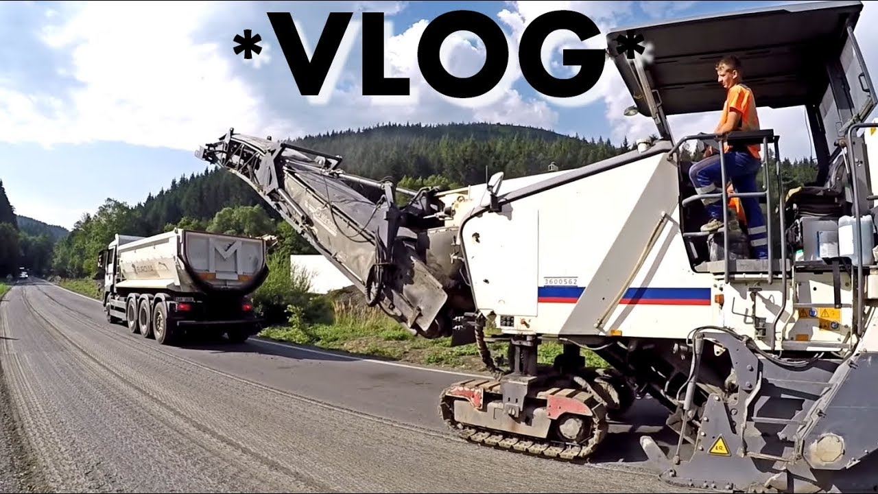 *Holbra VLOG* #30 Frézování silnice, pokládka balené