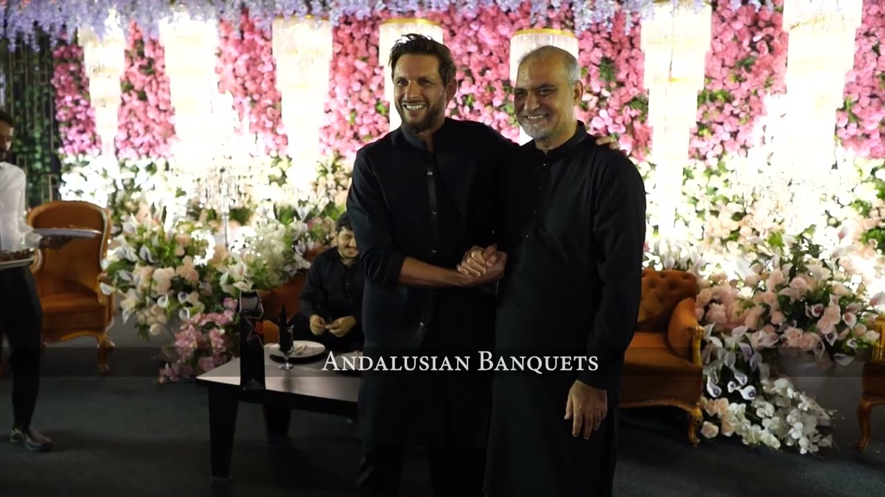 Shahid Afridi Daughter Wedding | Aqsa Afridi | Andalusian Banquets