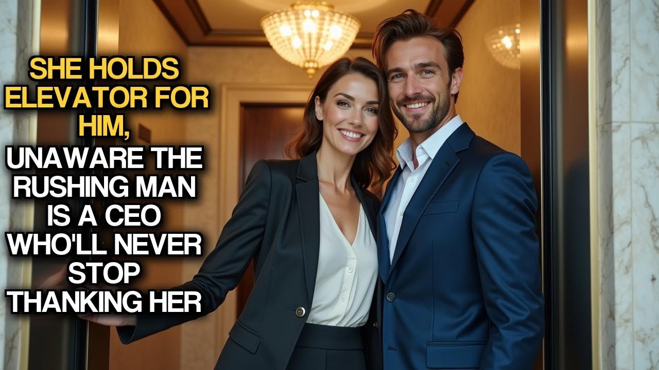 She Holds Elevator For Him, Unaware The Rushing Man Is A CEO Who'll Never Stop Thanking Her