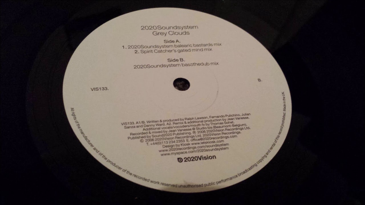 2020 Soundsystem - Grey Clouds (Spirit Catcher's Gated Mind Mix)
