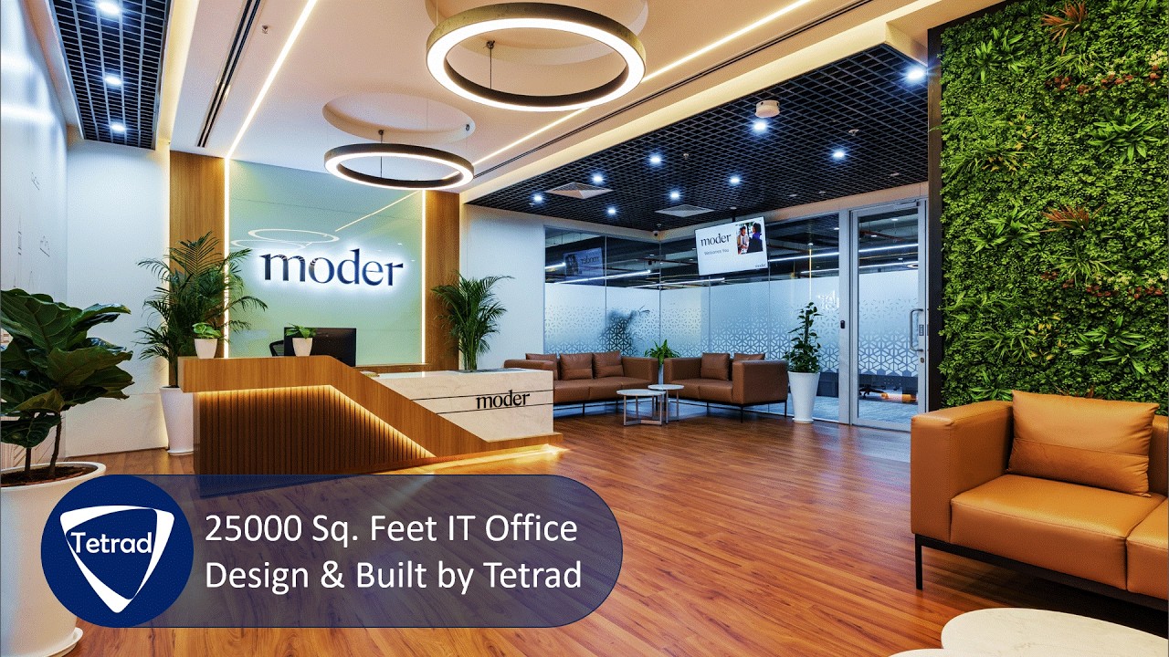 Office Interior by Tetrad in Bangalore | Modern Corporate Workspace Design | Turnkey