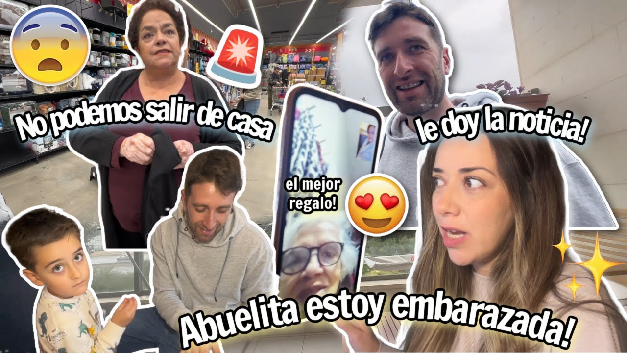 Le DOY la NOTICIA de EMBARAZO🤰🏻| Hacemos COMPRAS de INVIERNO 🥶 | Sin PODER Salir de CASA 🏡 