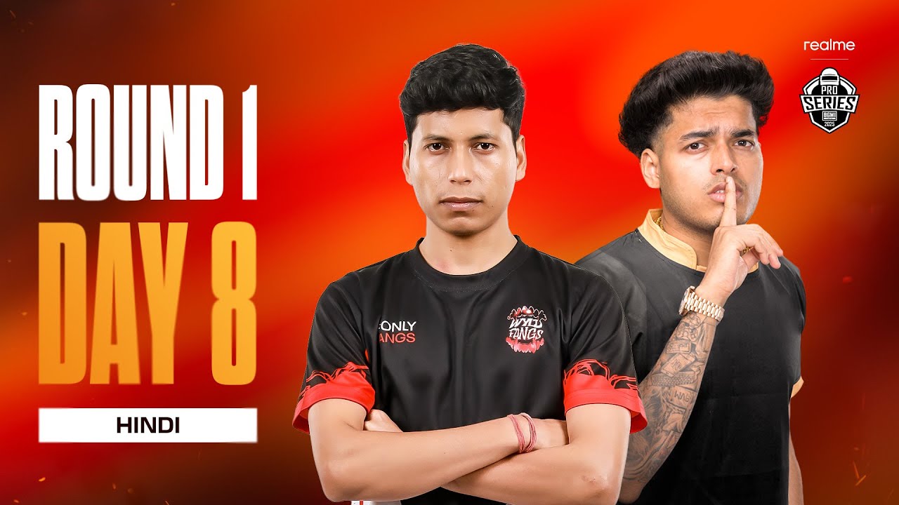 [HINDI] realme BMPS 2025 | Group C & D | Round 1 - Day 8