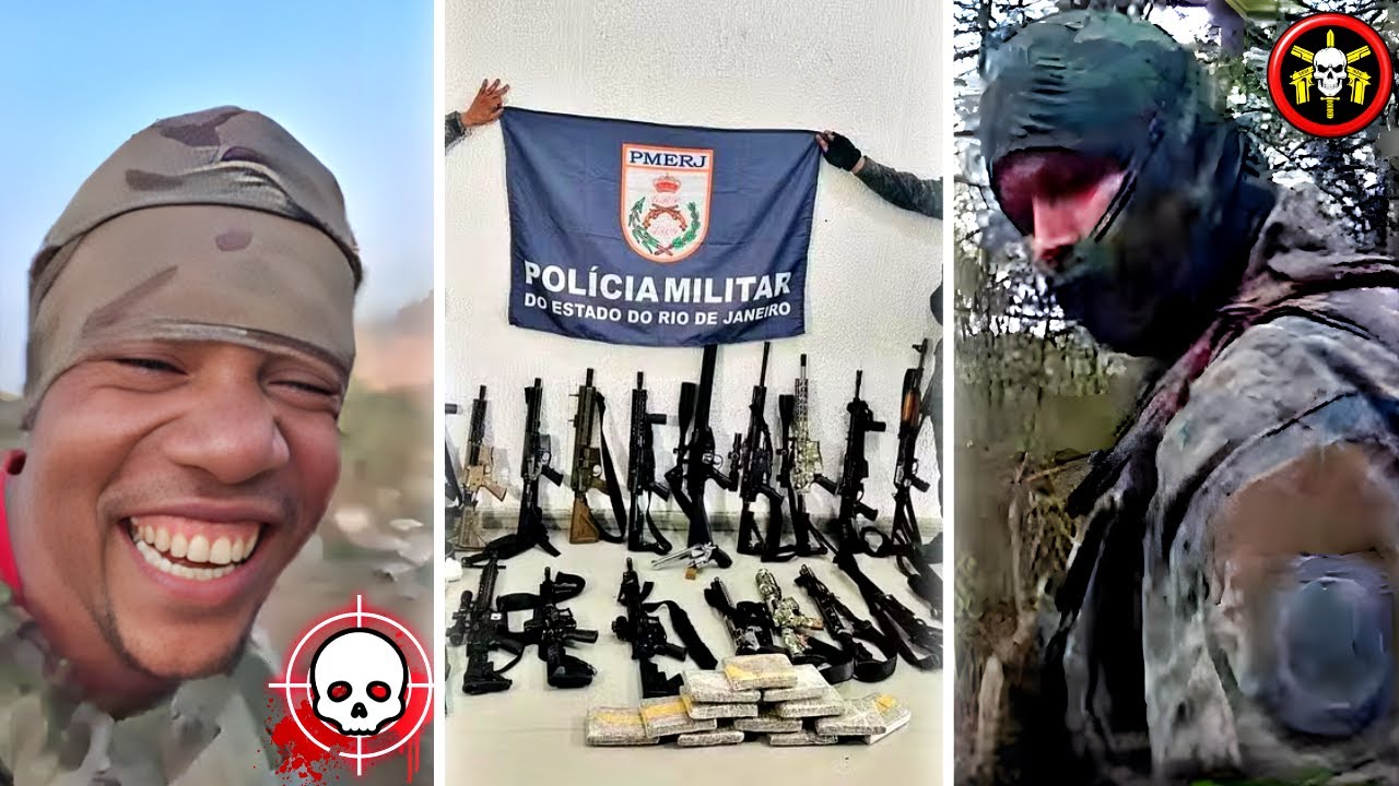 ARMAS DO EX&Eacute;RCITO E DA POL&Iacute;CIA NAS M&Atilde;OS DO CRIME AMEA&Ccedil;AM A SOBERANIA DO BRASIL