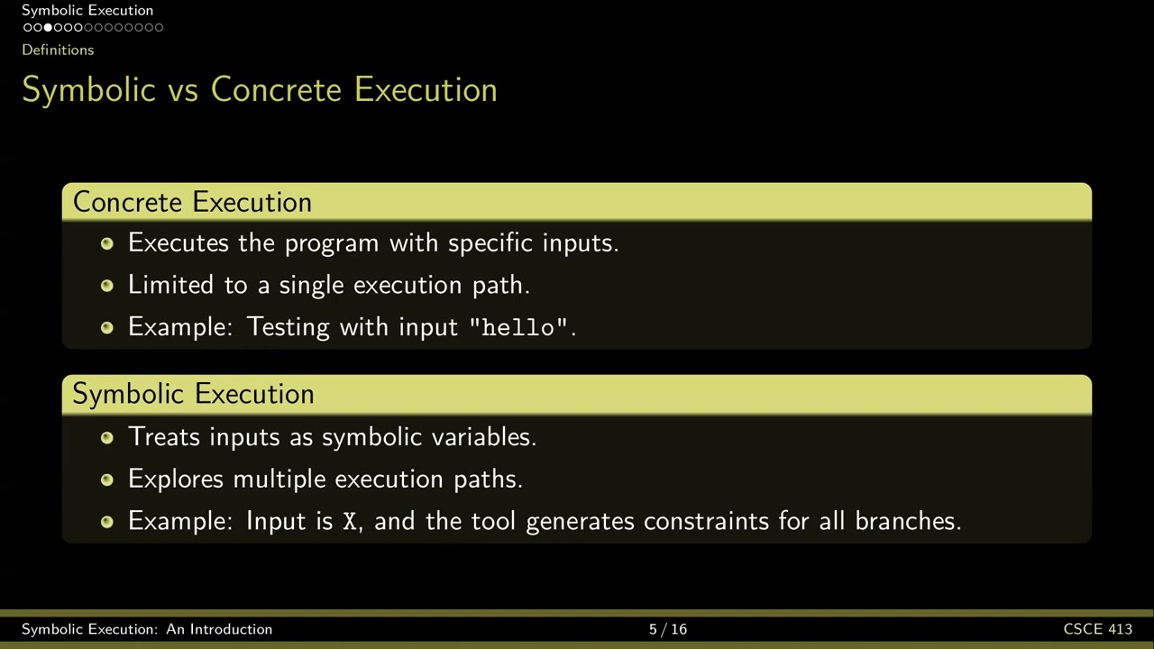[SW Security] Symbolic Execution