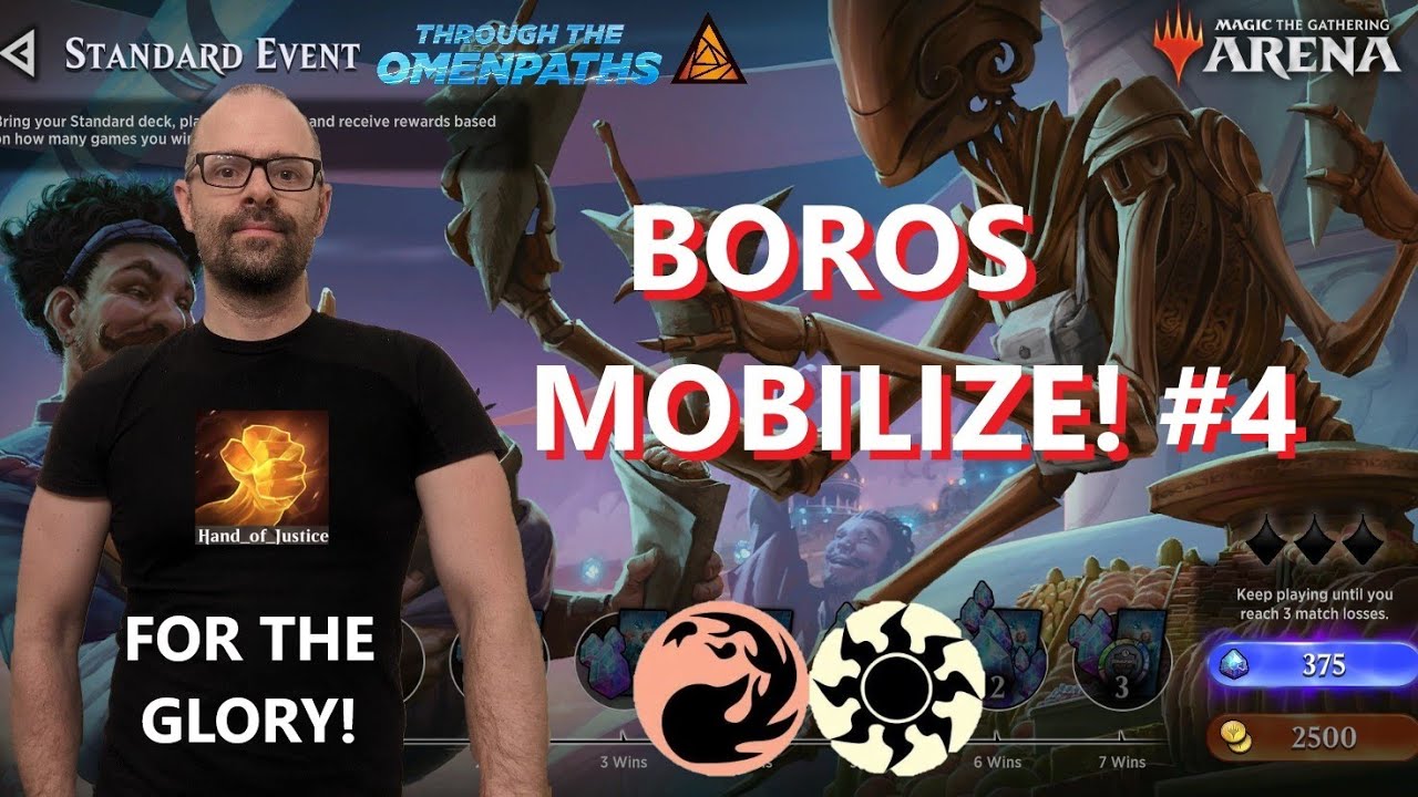 Boros Mobilize!🔥☀️Bo1 Standard Constructed Event #4🔥☀️[MTG Arena] OM1 - Through the Omenpaths