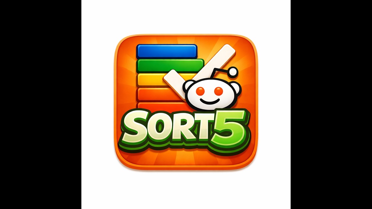 sort5 - reddit puzzle game