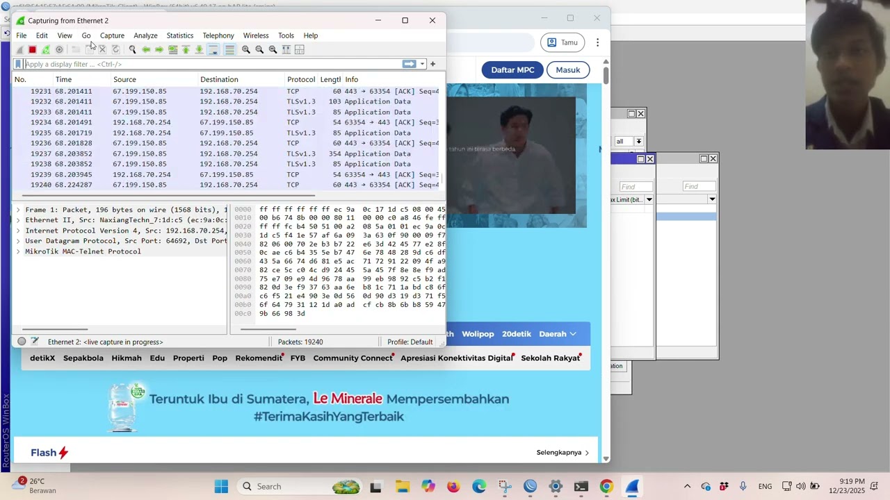 UAS JARKOM SETTING MIKROTIK KELOMPOK 9