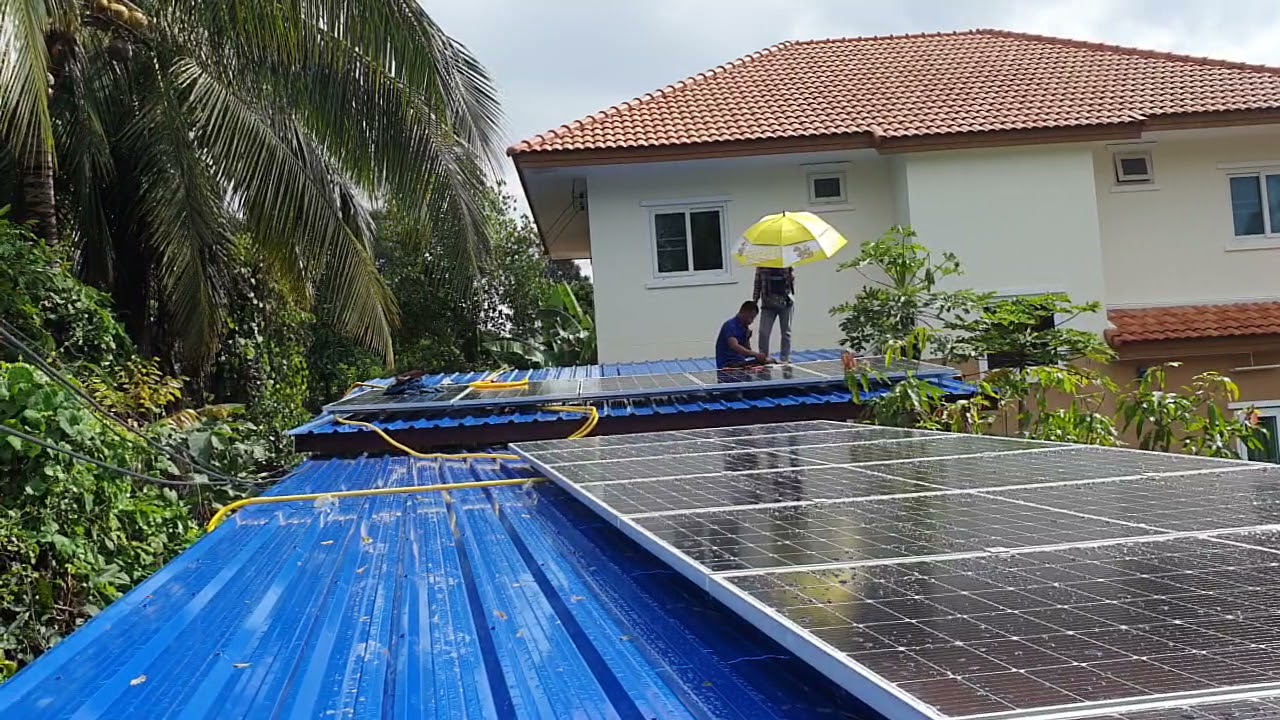 About shading of solar panels