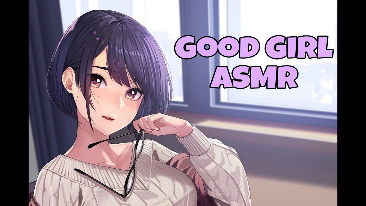 [ASMR] F4F Lesbian GF greets you home (Kissing & Muffled Talking)