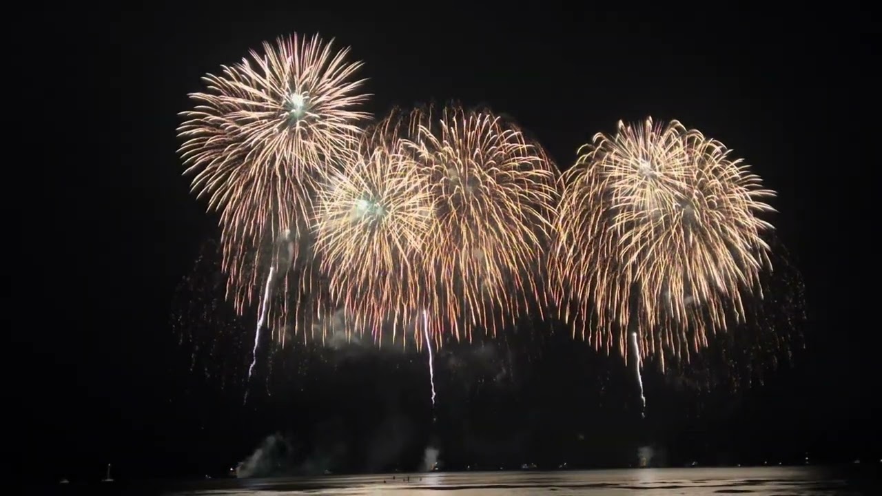 Honolulu Festival Fireworks Waikiki Beach 2025